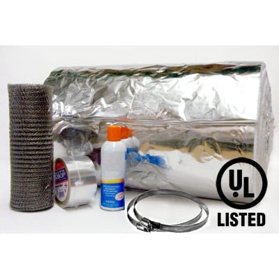 Chimney Liner INSULATION KIT Fits 3"-6" Liners 1/4" thick Easy Install *30 FEET* 